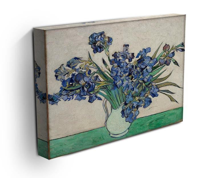 Irises in a vase Canvas Print & Poster - Canvas Art Rocks - 3