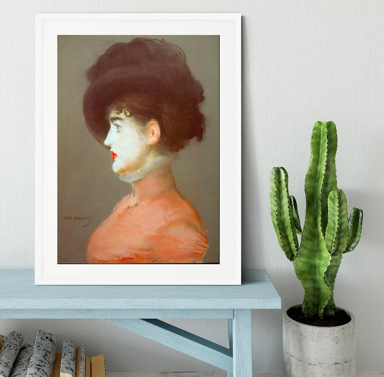 Irma Brunne by Manet Framed Print - Canvas Art Rocks - 5