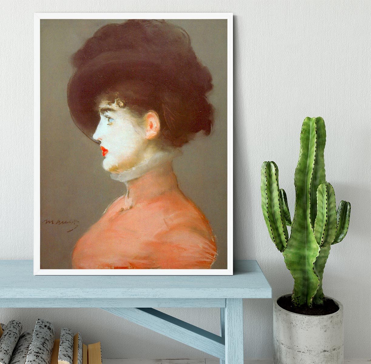 Irma Brunne by Manet Framed Print - Canvas Art Rocks -6