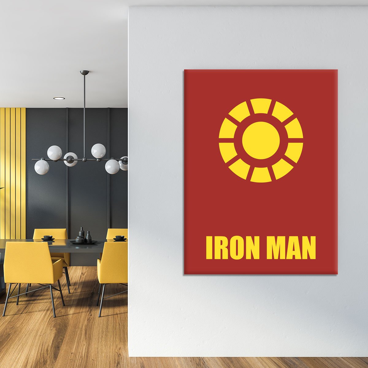 Iron Man Minimal Movie Canvas Print or Poster
