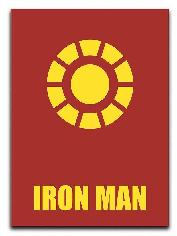 Iron Man Minimal Movie Canvas Print or Poster  - Canvas Art Rocks - 1
