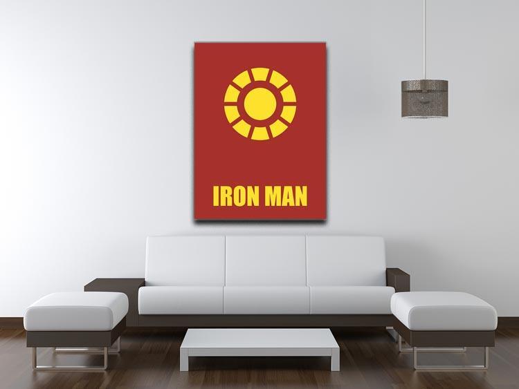 Iron Man Minimal Movie Canvas Print or Poster - Canvas Art Rocks - 4