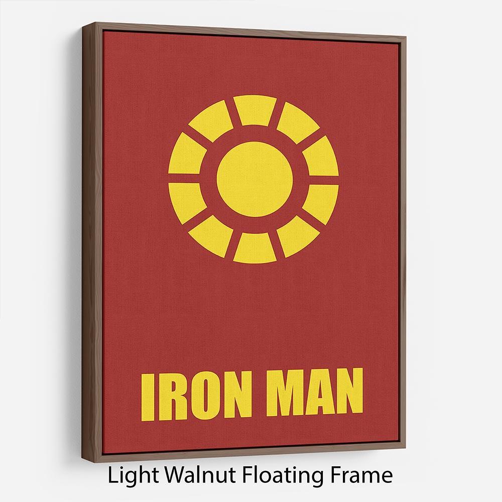 Iron Man Minimal Movie Floating Frame Canvas - Canvas Art Rocks - 7