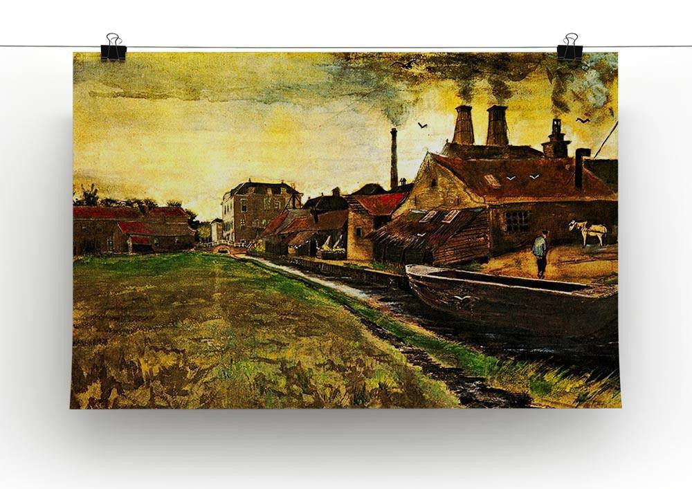 Iron Mill in The Hague by Van Gogh Canvas Print & Poster - Canvas Art Rocks - 2