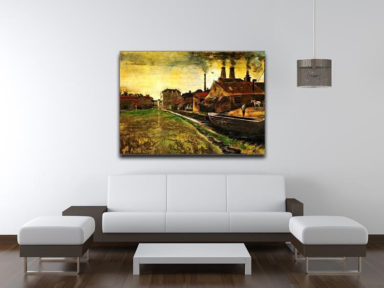 Iron Mill in The Hague by Van Gogh Canvas Print & Poster - Canvas Art Rocks - 4