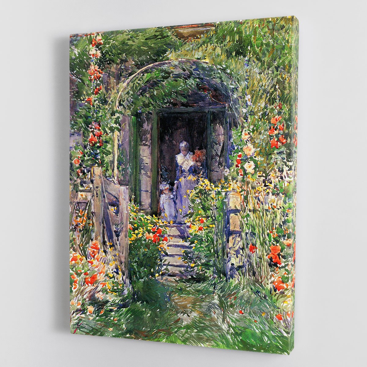 Isles of Shoals Garden by Hassam Canvas Print or Poster