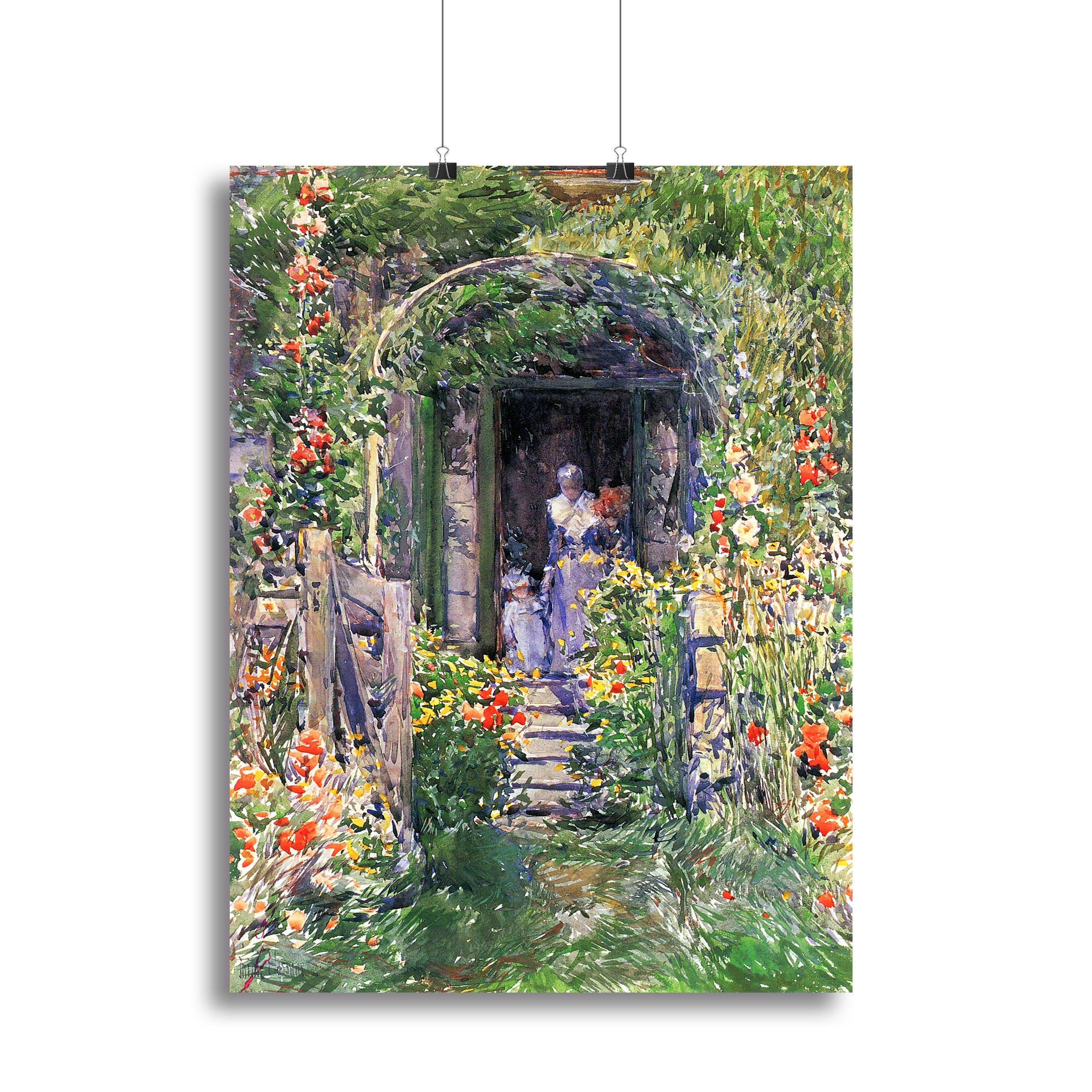 Isles of Shoals Garden by Hassam Canvas Print or Poster