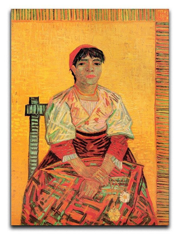 Italian Woman Agostina Segatori by Van Gogh Canvas Print & Poster  - Canvas Art Rocks - 1