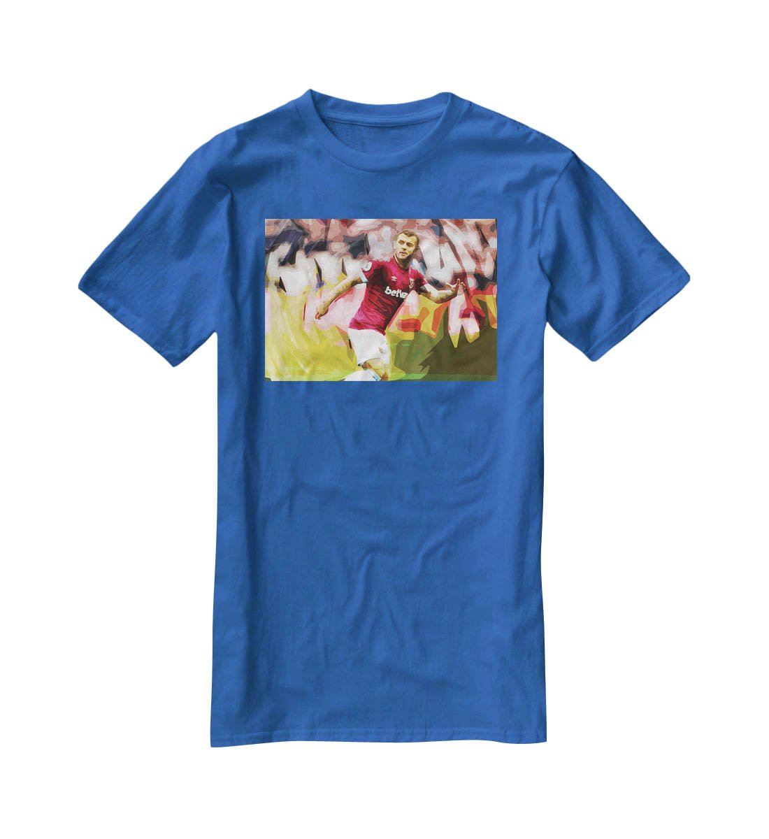 Jack Wilshere West Ham T-Shirt - Canvas Art Rocks - 2