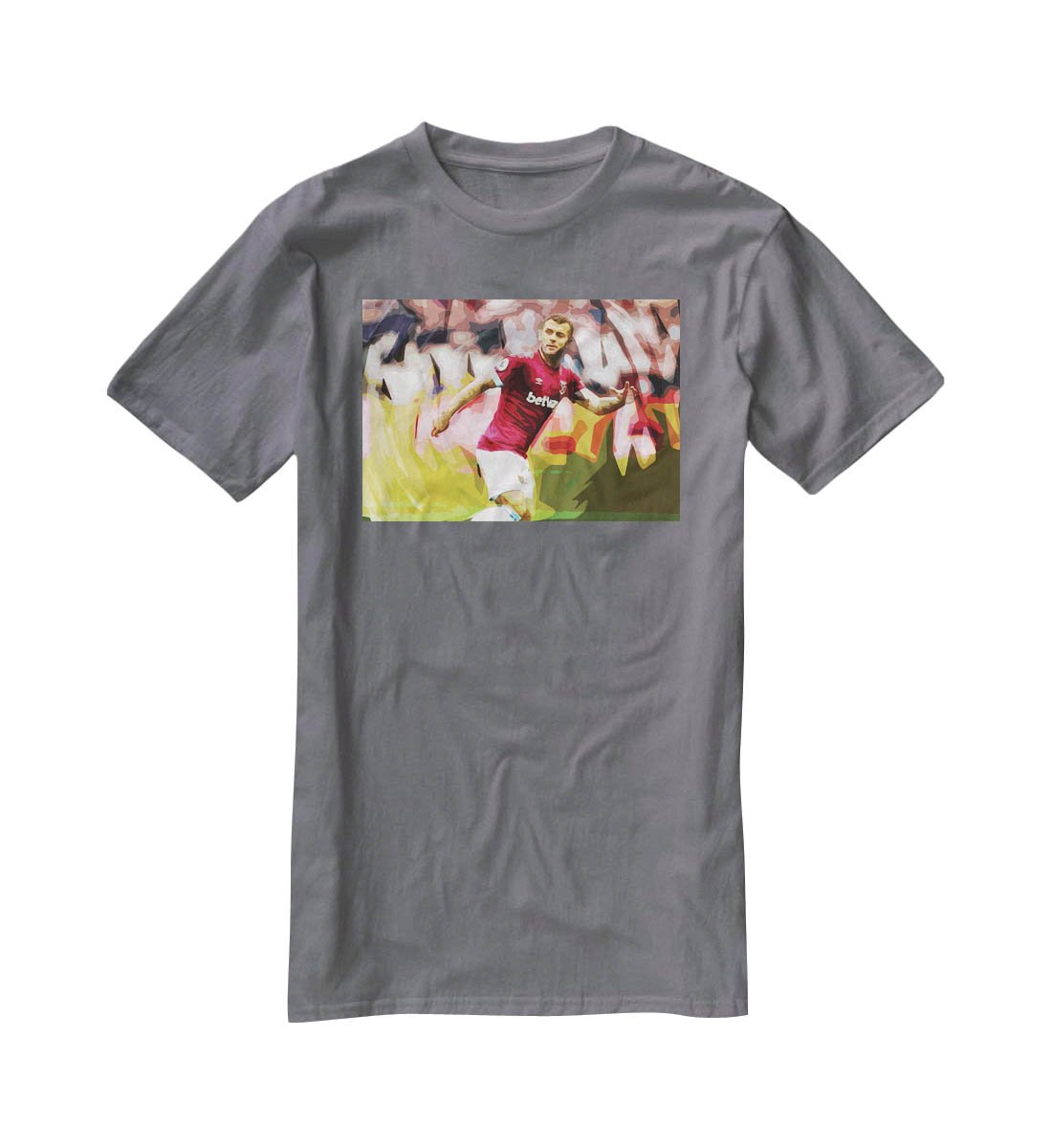 Jack Wilshere West Ham T-Shirt - Canvas Art Rocks - 3