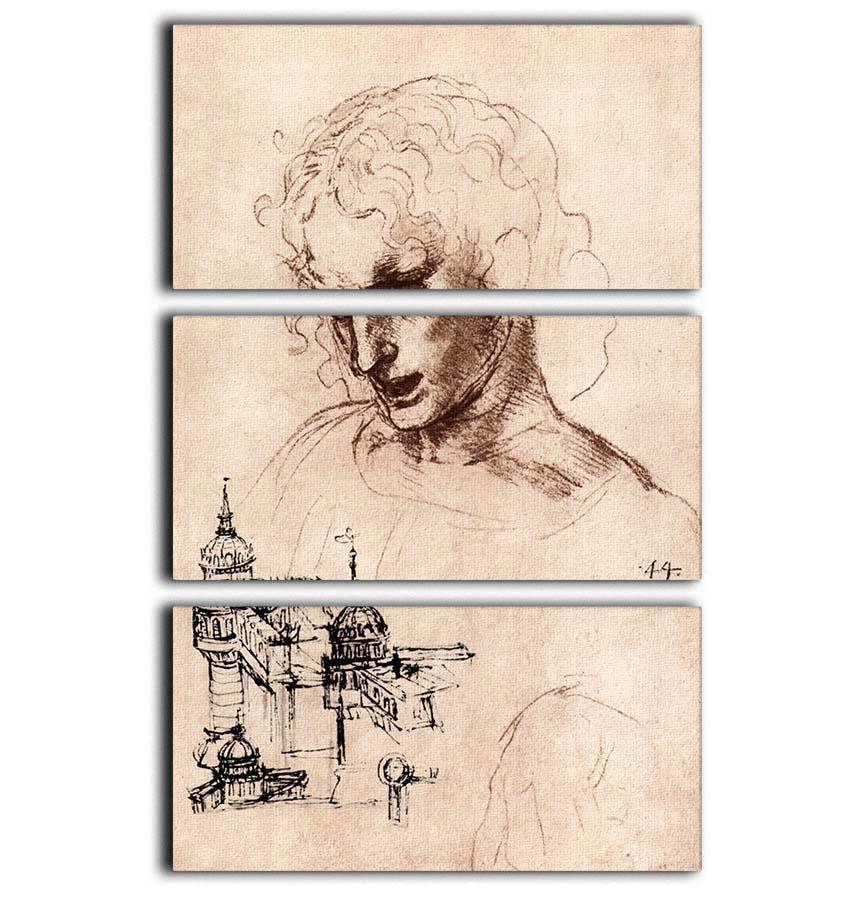 Jacobus Maior by Da Vinci 3 Split Panel Canvas Print - Canvas Art Rocks - 1