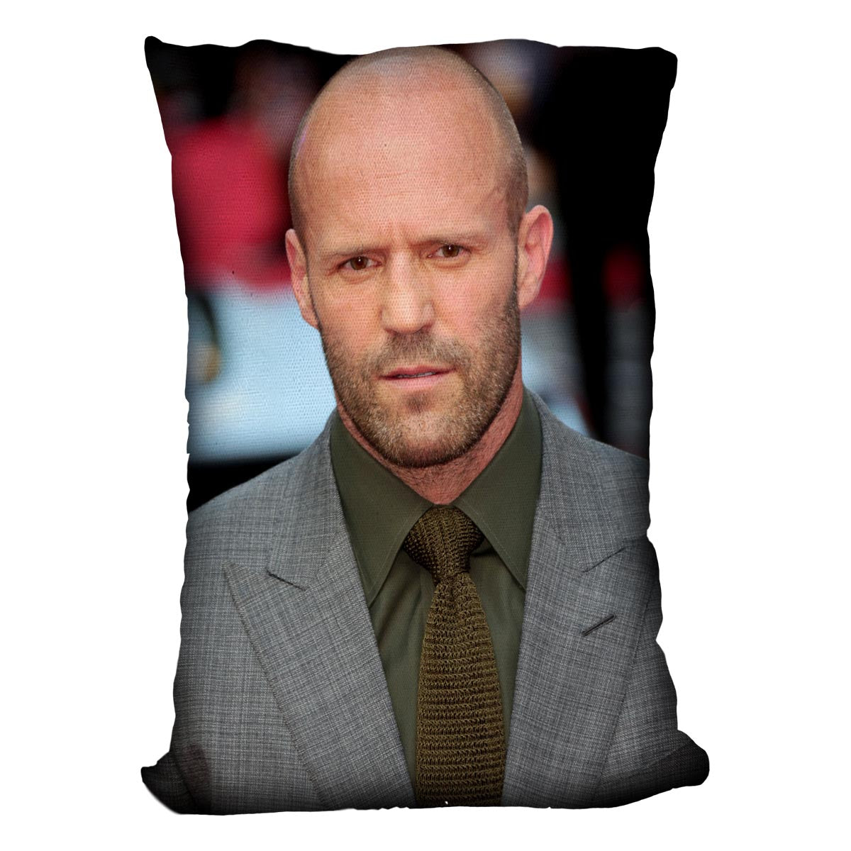 Jason Statham Cushion - Canvas Art Rocks - 4