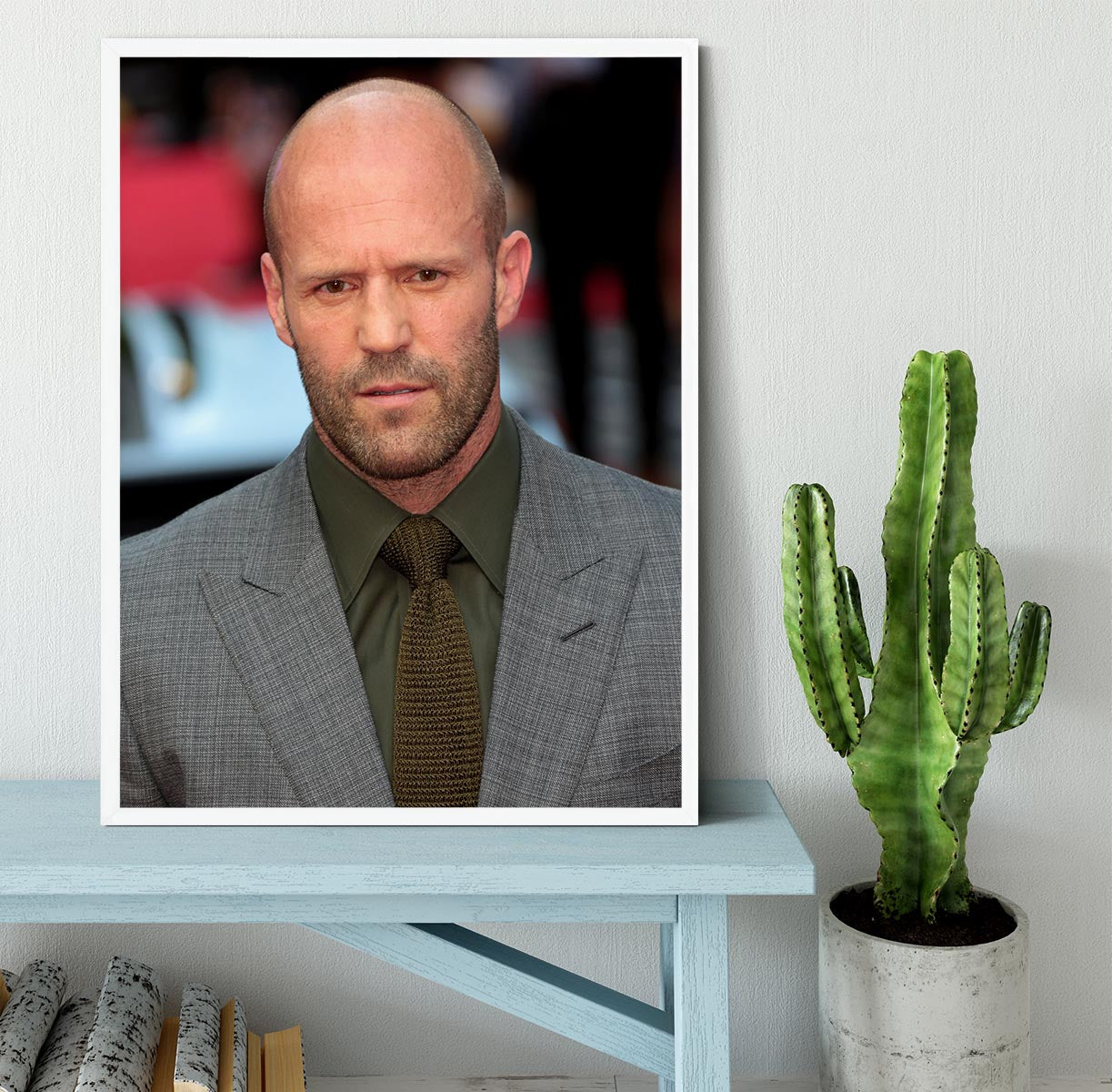 Jason Statham Framed Print - Canvas Art Rocks -6