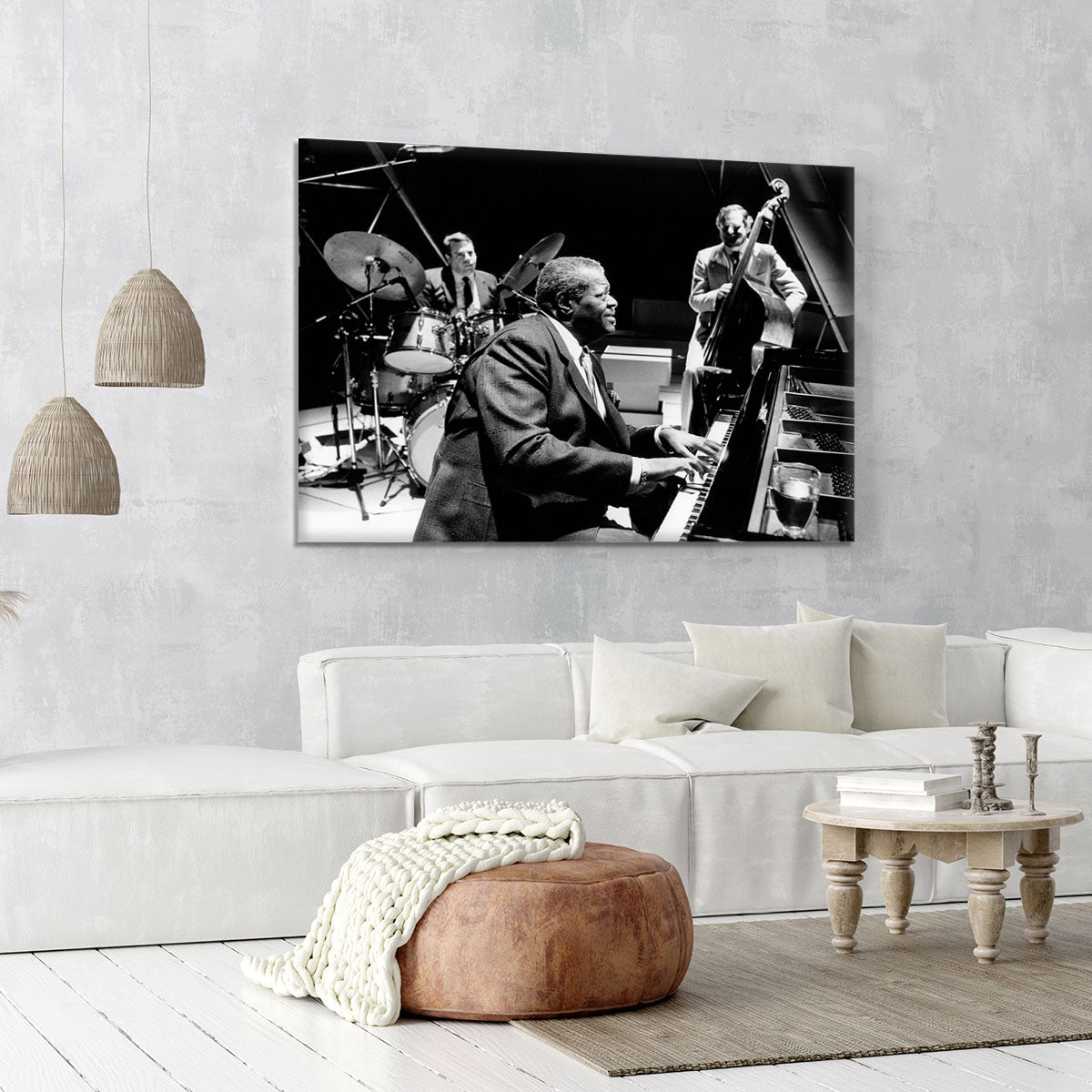 Jazz pianist Oscar Peterson Canvas Print or Poster - Canvas Art Rocks - 6