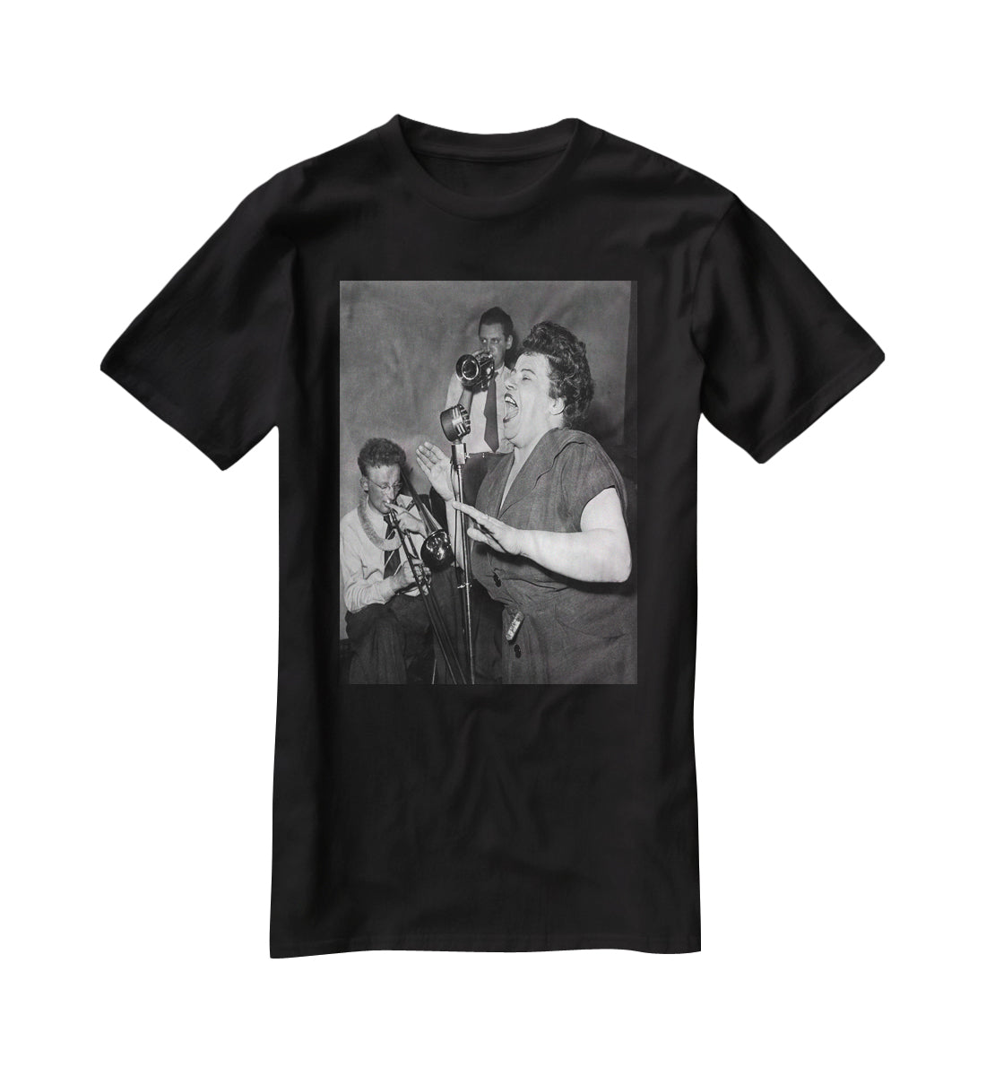 Jazz singer T-Shirt - Canvas Art Rocks - 1