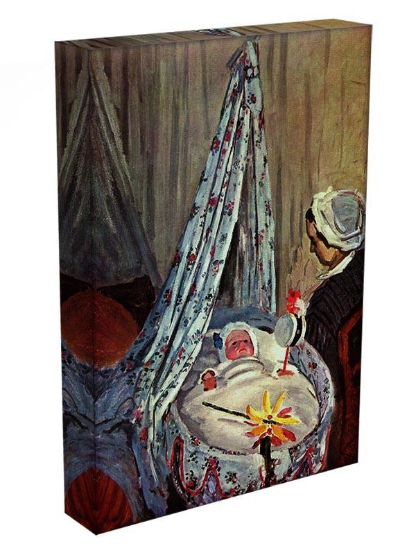 Jean Monet in the cradle by Monet Canvas Print & Poster - Canvas Art Rocks - 3
