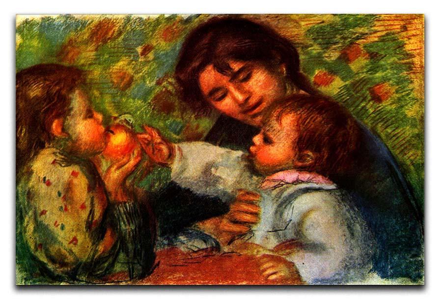 Jean Renoir and Gabrielle by Renoir Canvas Print or Poster  - Canvas Art Rocks - 1