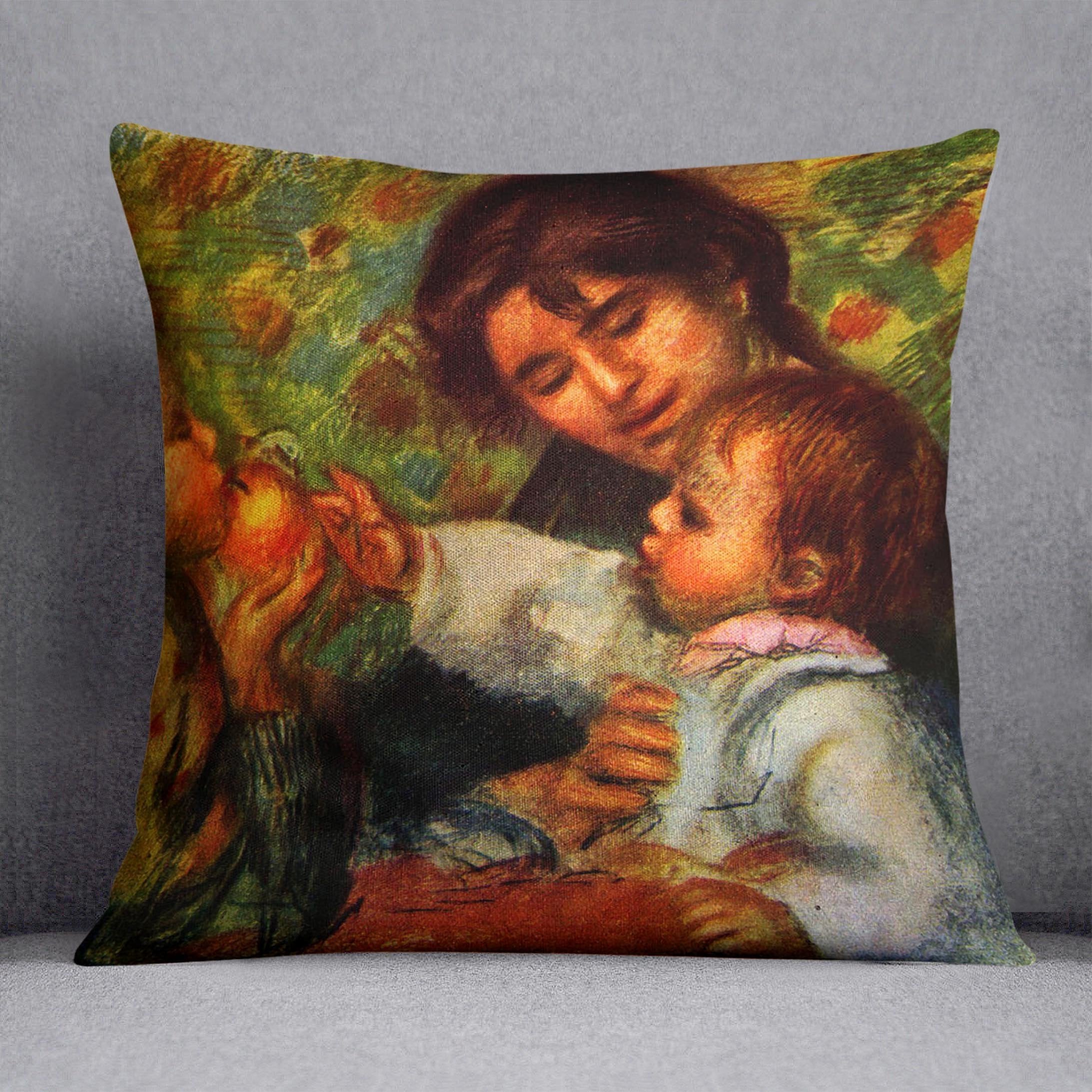 Jean Renoir and Gabrielle by Renoir Throw Pillow