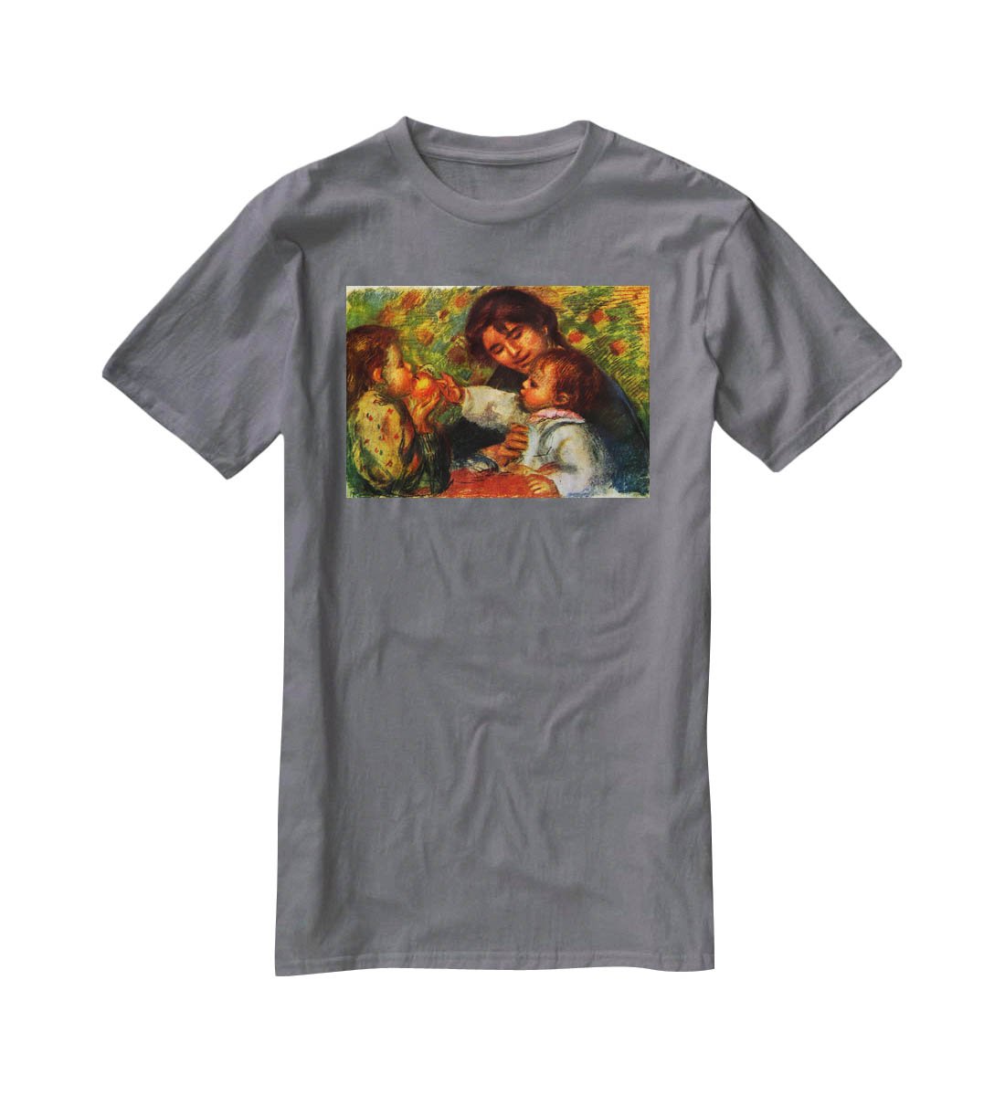 Jean Renoir and Gabrielle by Renoir T-Shirt - Canvas Art Rocks - 3