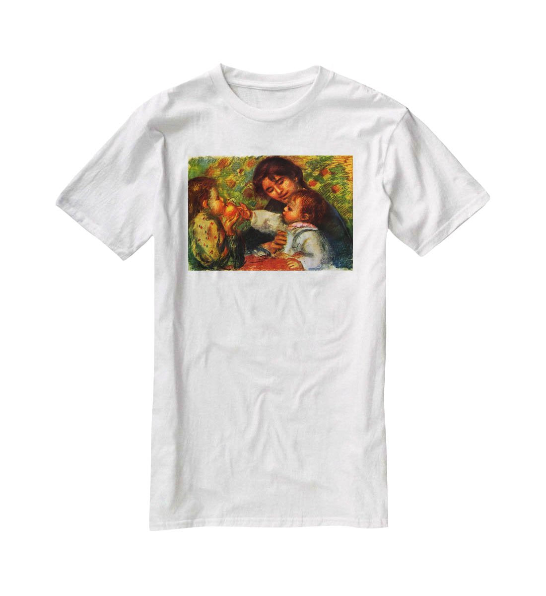 Jean Renoir and Gabrielle by Renoir T-Shirt - Canvas Art Rocks - 5