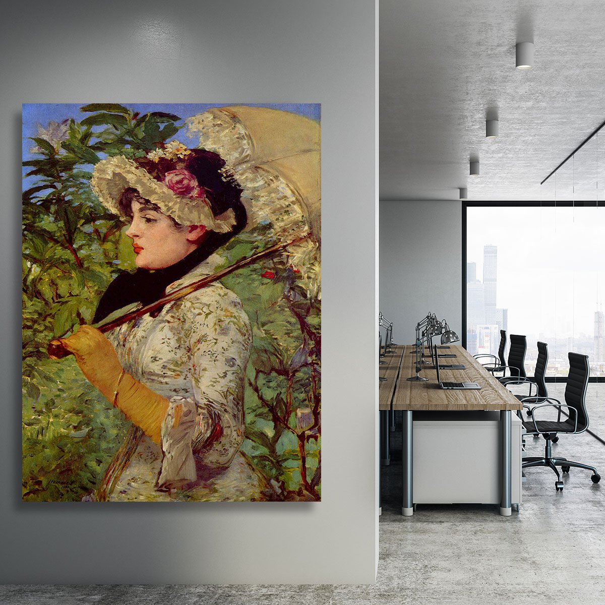 Jeanne by Manet Canvas Print or Poster