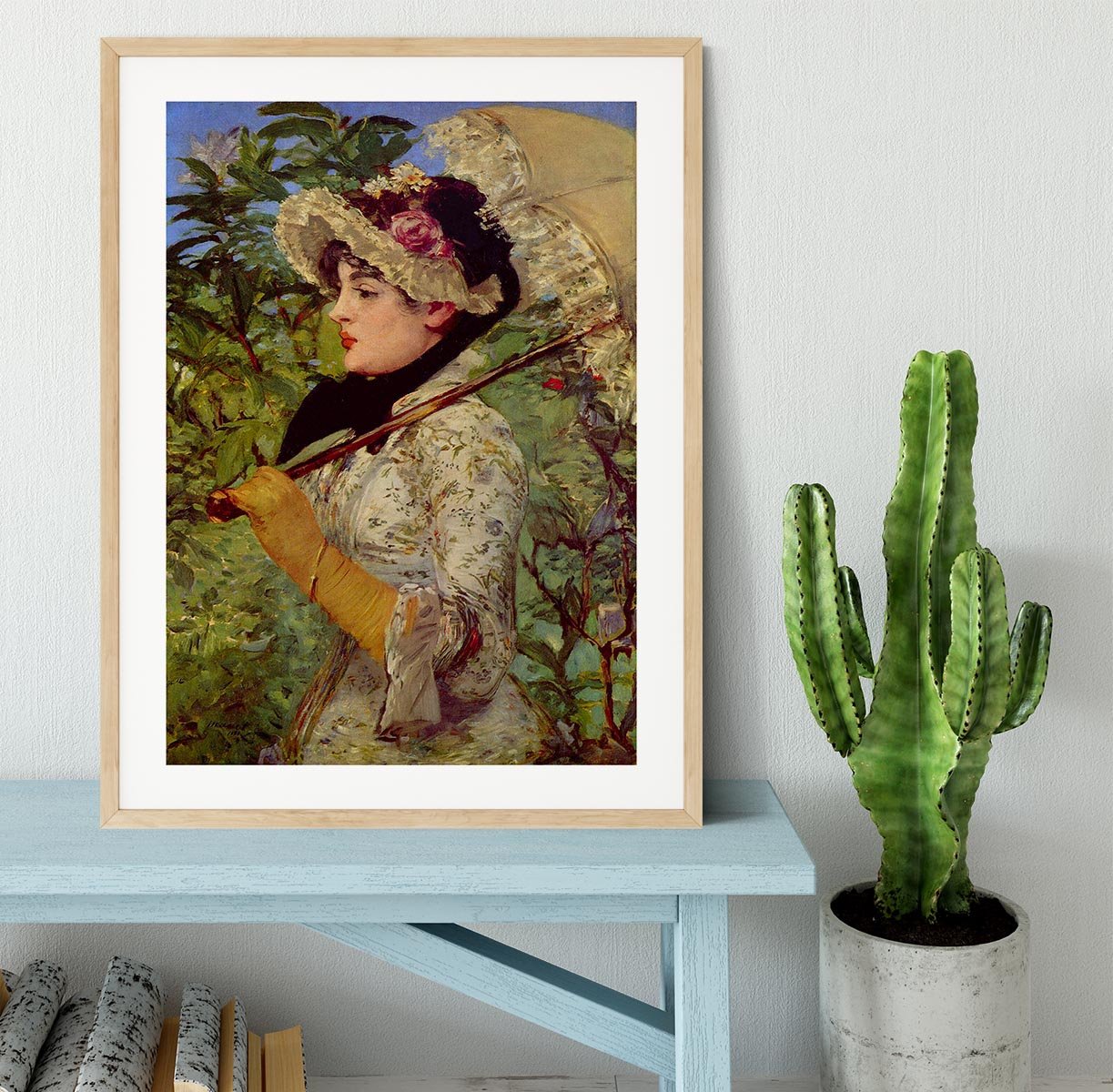 Jeanne by Manet Framed Print - Canvas Art Rocks - 3