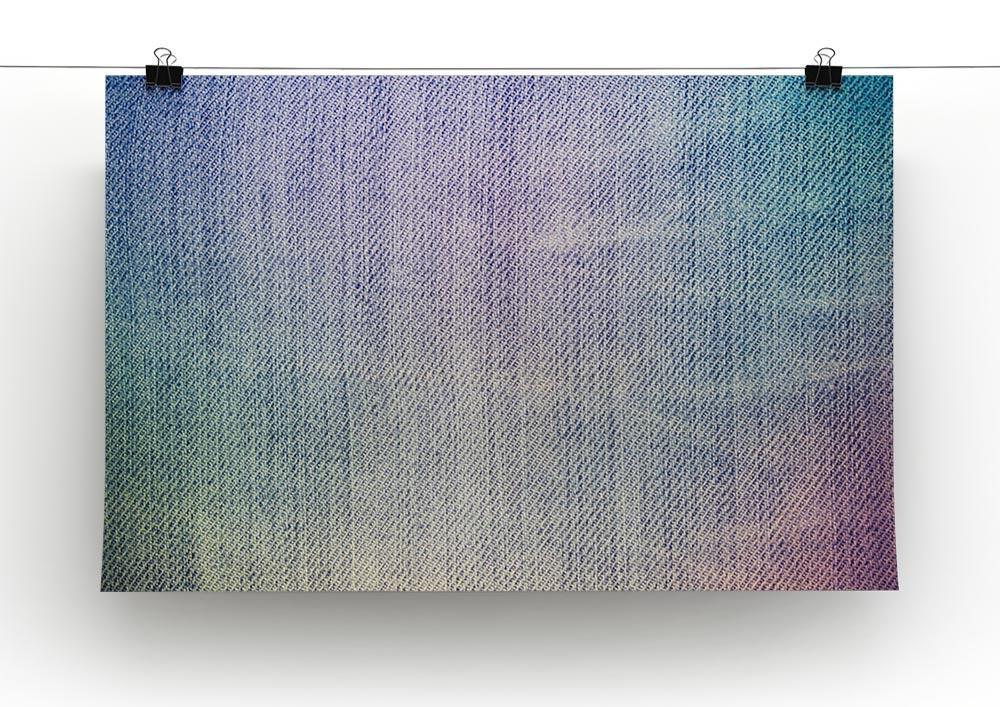 Jeans texture background Canvas Print or Poster - Canvas Art Rocks - 2