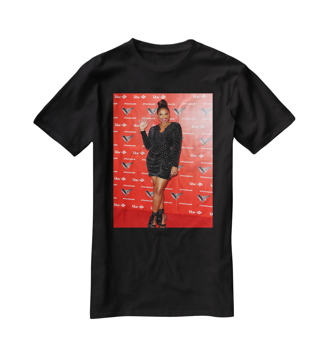 Jennifer Hudson T-Shirt - Canvas Art Rocks - 1