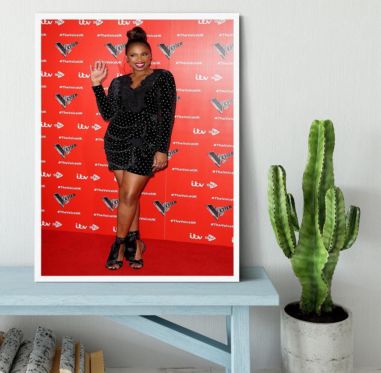 Jennifer Hudson Framed Print - Canvas Art Rocks -6