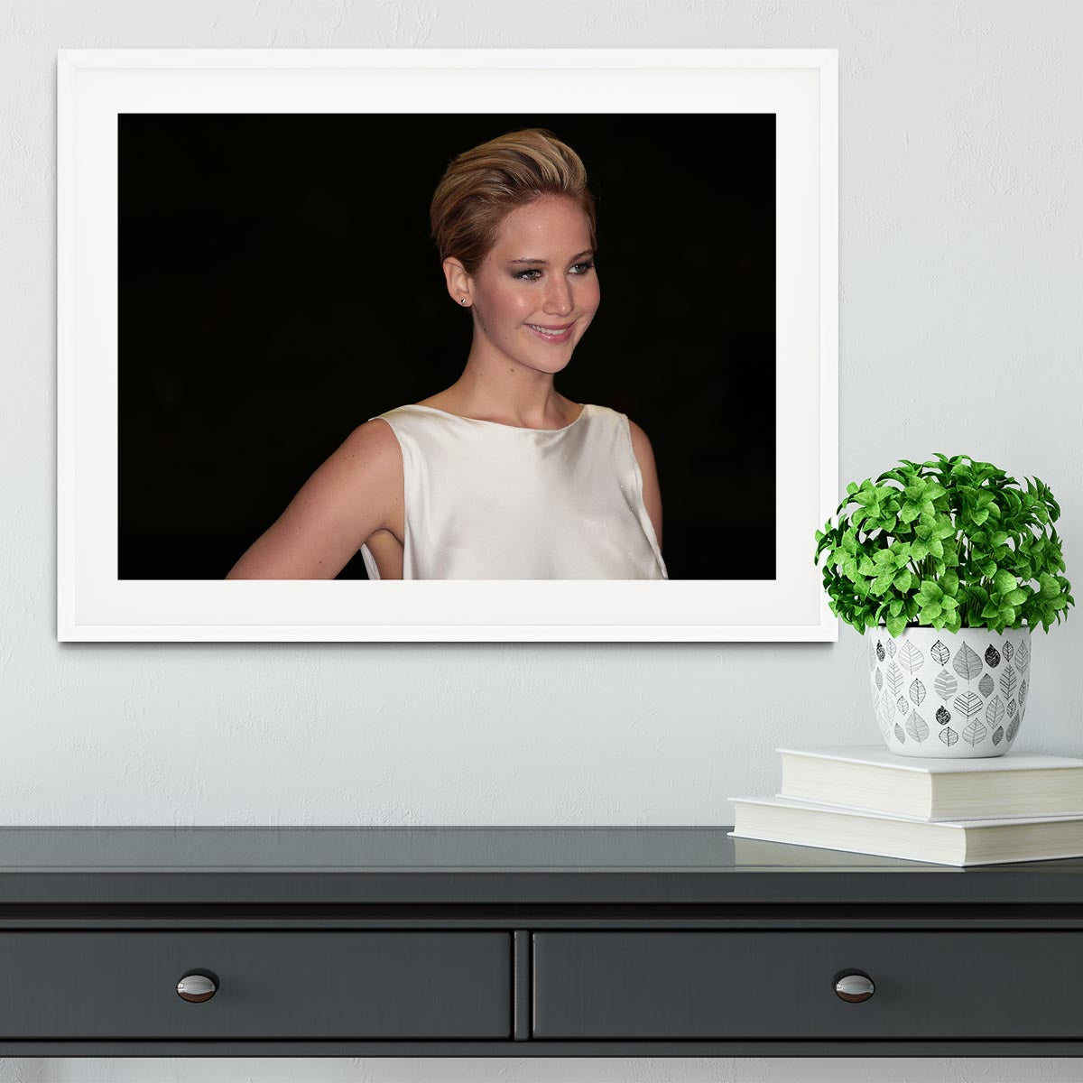 Jennifer Lawrence Framed Print - Canvas Art Rocks - 5