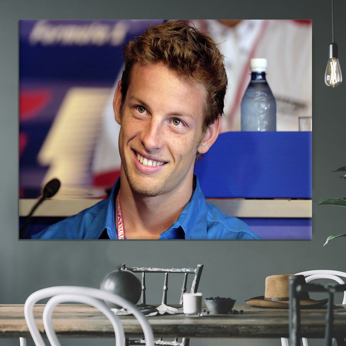 Jenson Button in 2001 Canvas Print or Poster