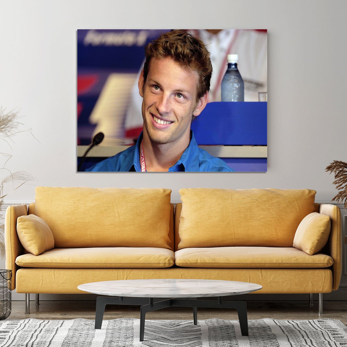 Jenson Button in 2001 Canvas Print or Poster