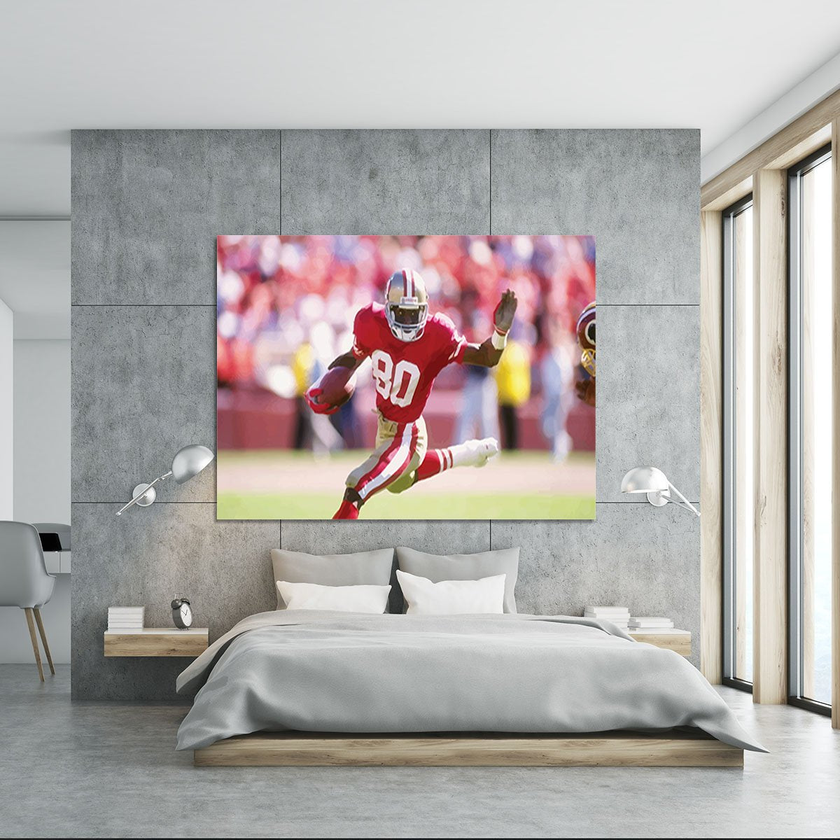 Jerry Rice San Francisco Canvas Print or Poster