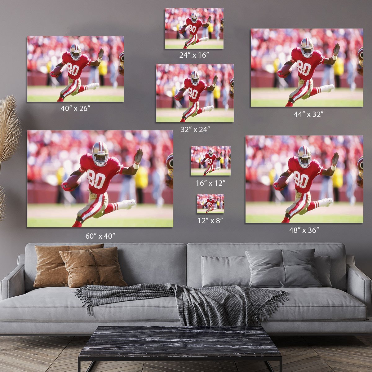 Jerry Rice San Francisco Canvas Print or Poster