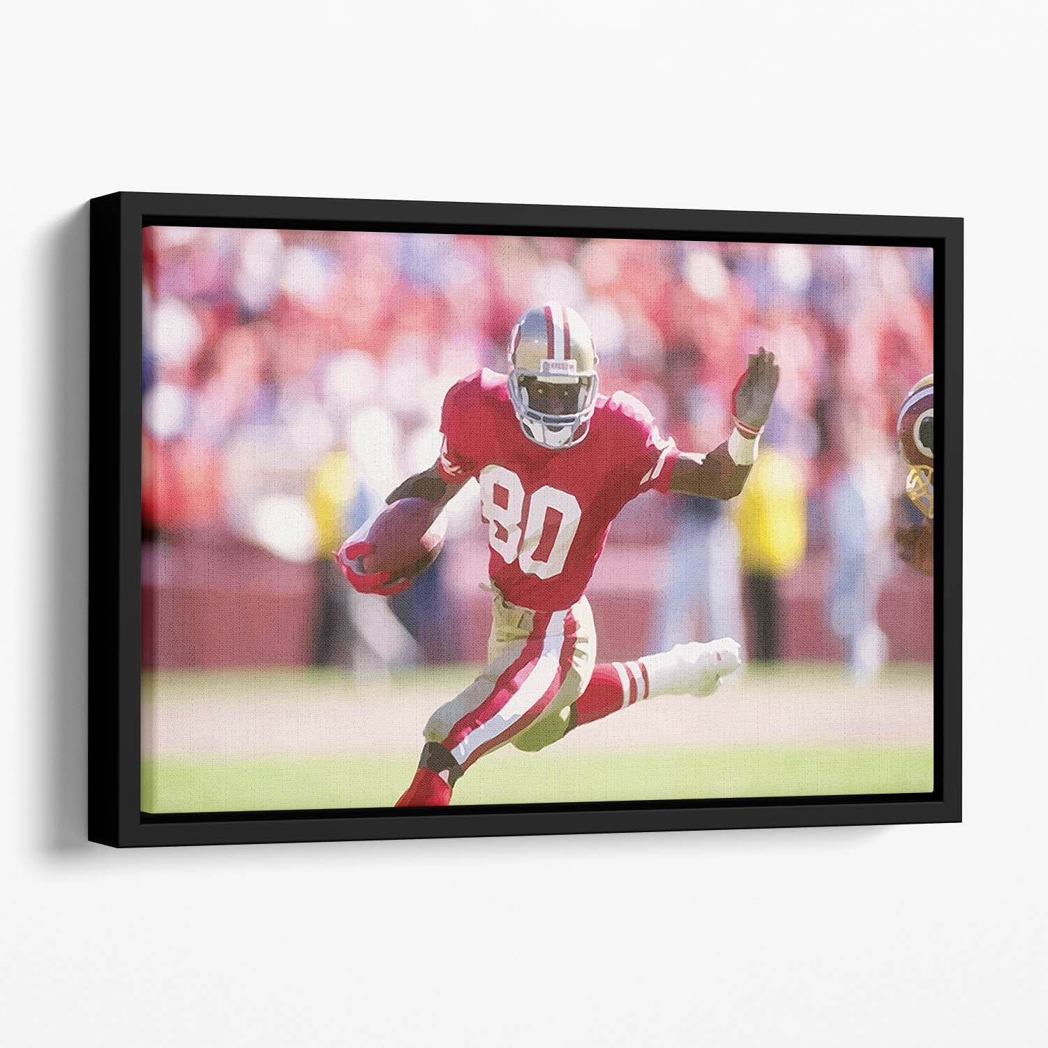 Jerry Rice San Francisco Floating Framed Canvas