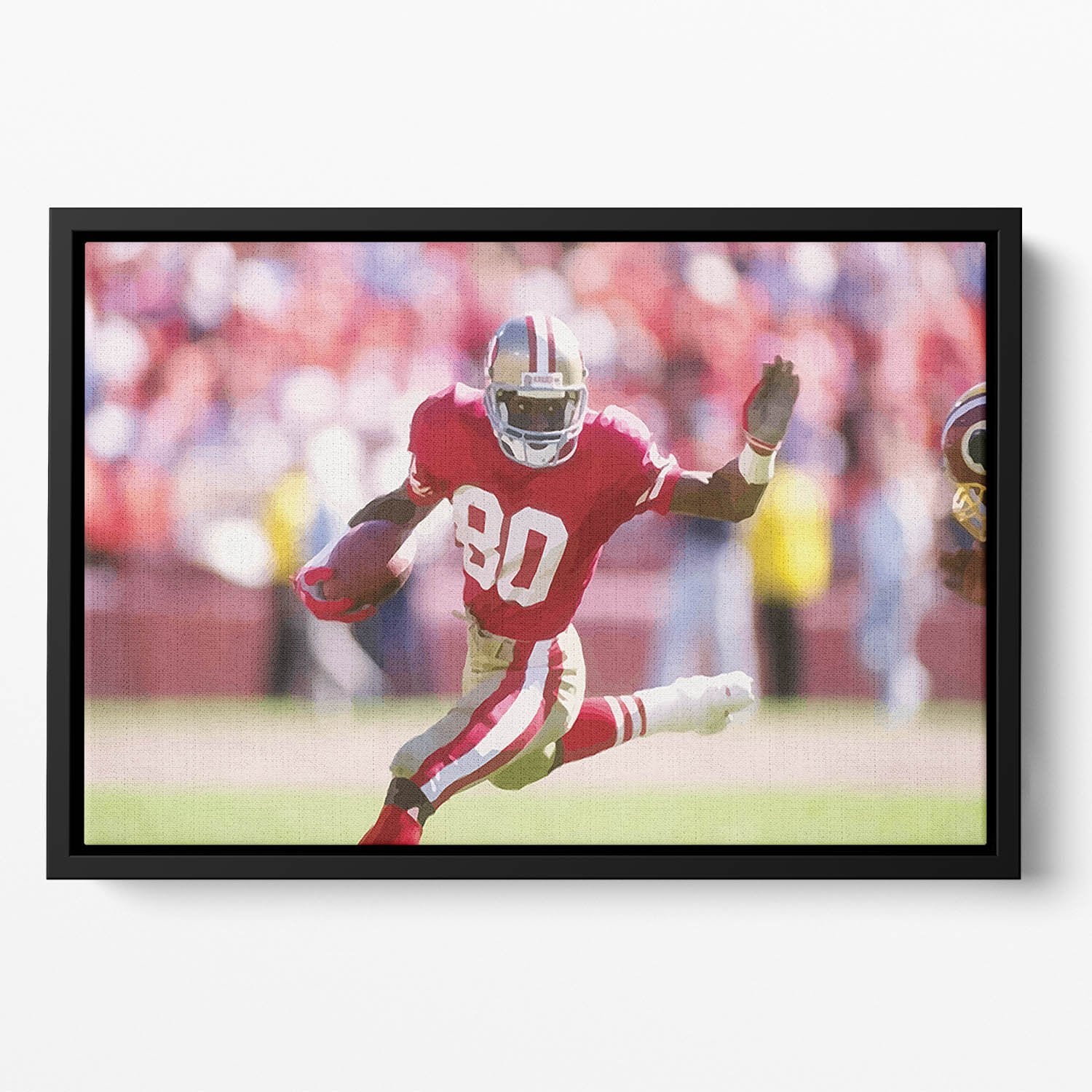Jerry Rice San Francisco Floating Framed Canvas