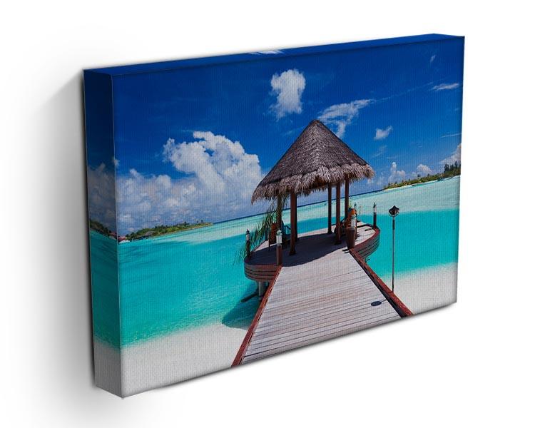Jetty with amazing ocean Canvas Print or Poster - Canvas Art Rocks - 3