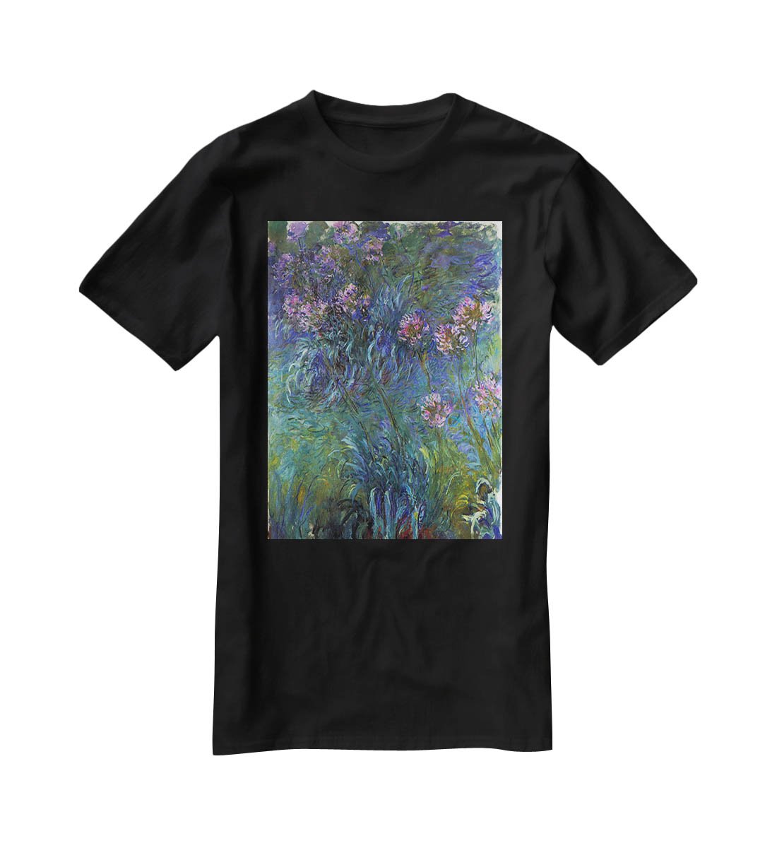 Jewelry lilies by Monet T-Shirt - Canvas Art Rocks - 1