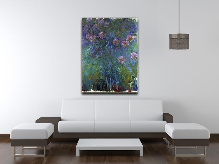 Jewelry lilies by Monet Canvas Print & Poster - Canvas Art Rocks - 4