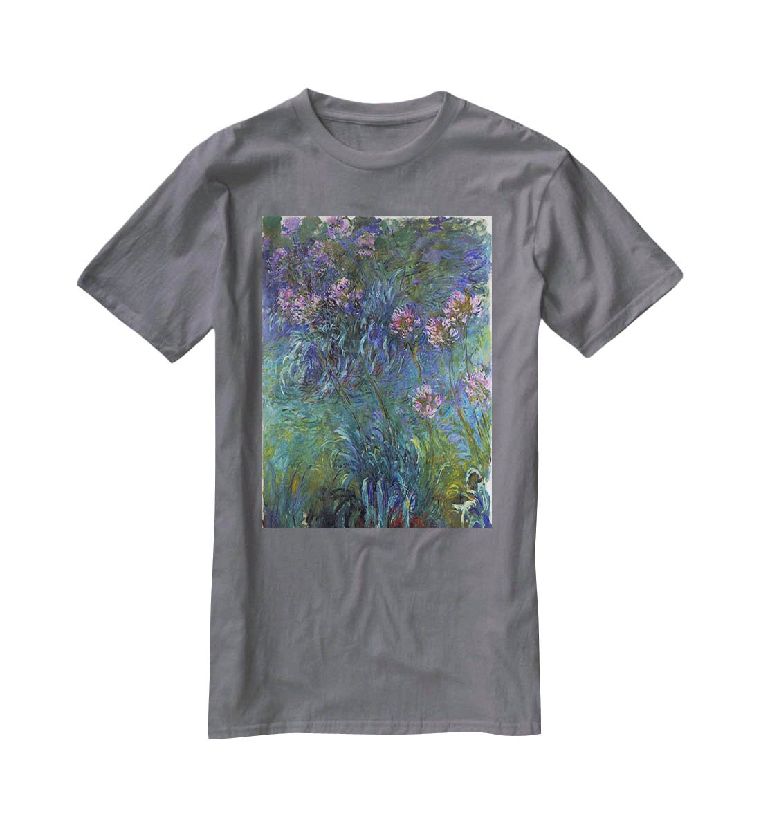 Jewelry lilies by Monet T-Shirt - Canvas Art Rocks - 3