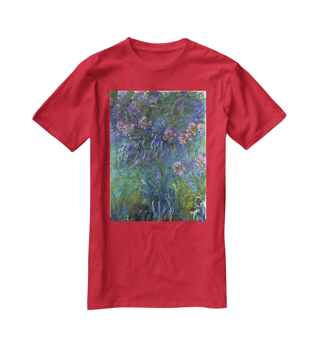 Jewelry lilies by Monet T-Shirt - Canvas Art Rocks - 4