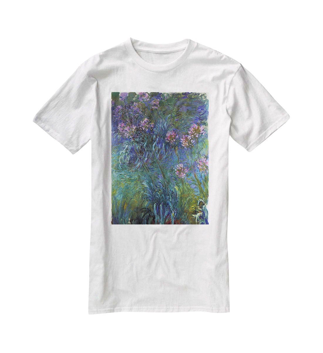 Jewelry lilies by Monet T-Shirt - Canvas Art Rocks - 5