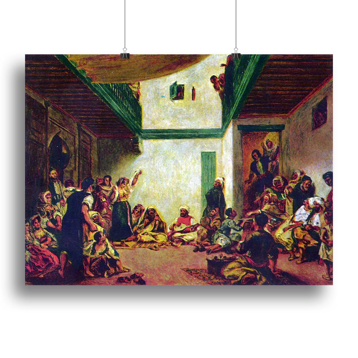 Jewish wedding after Delacroix by Renoir Canvas Print or Poster