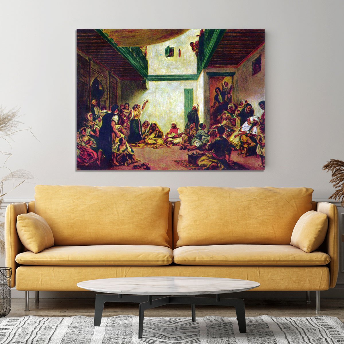 Jewish wedding after Delacroix by Renoir Canvas Print or Poster