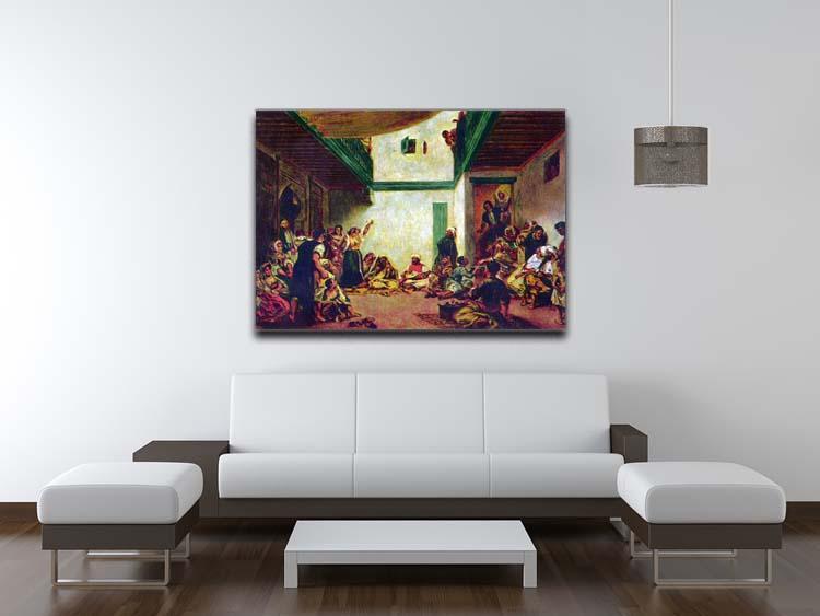 Jewish wedding after Delacroix by Renoir Canvas Print or Poster - Canvas Art Rocks - 4