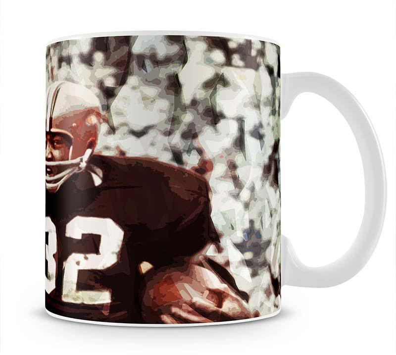Jim Brown Cleveland Browns Mug - Canvas Art Rocks - 1