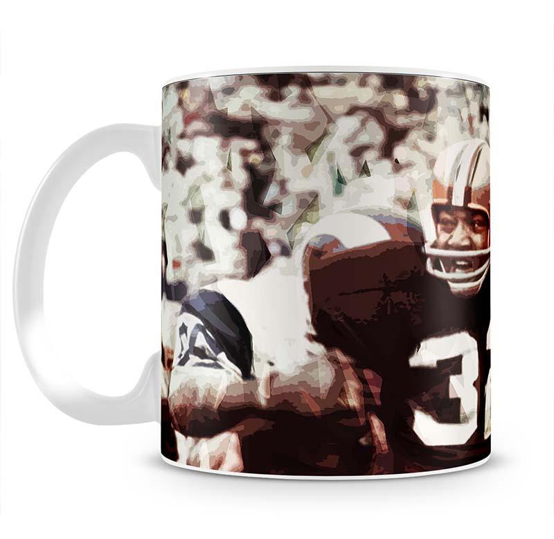 Jim Brown Cleveland Browns Mug - Canvas Art Rocks - 2