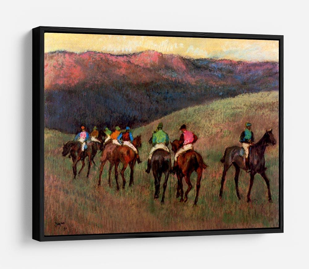Jockeys in Training by Degas HD Metal Print - Canvas Art Rocks - 6