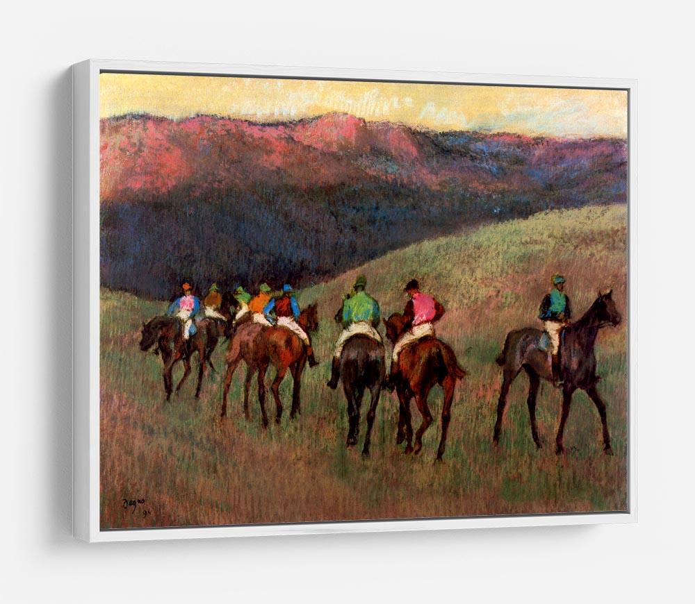 Jockeys in Training by Degas HD Metal Print - Canvas Art Rocks - 7