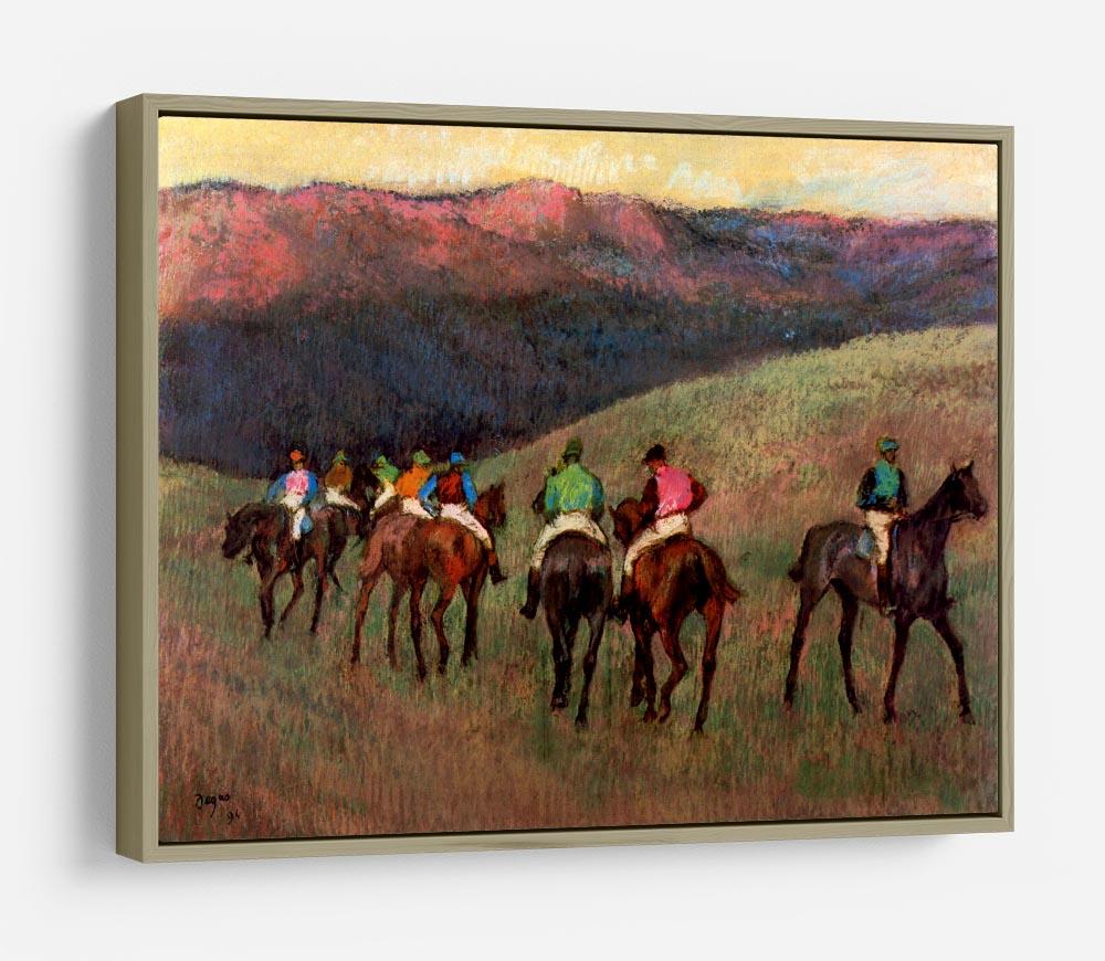Jockeys in Training by Degas HD Metal Print - Canvas Art Rocks - 8